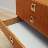 Teak chest of drawers, Danish design, 1970s, production: Denmark