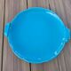 Large Dish at Turquoise Handles – Céramony Vallauris vintage 1960s (35)