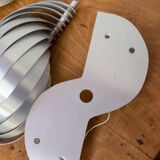 Set 2 wall lamps + floor lamp Gordes / Moon Henri Mathieu