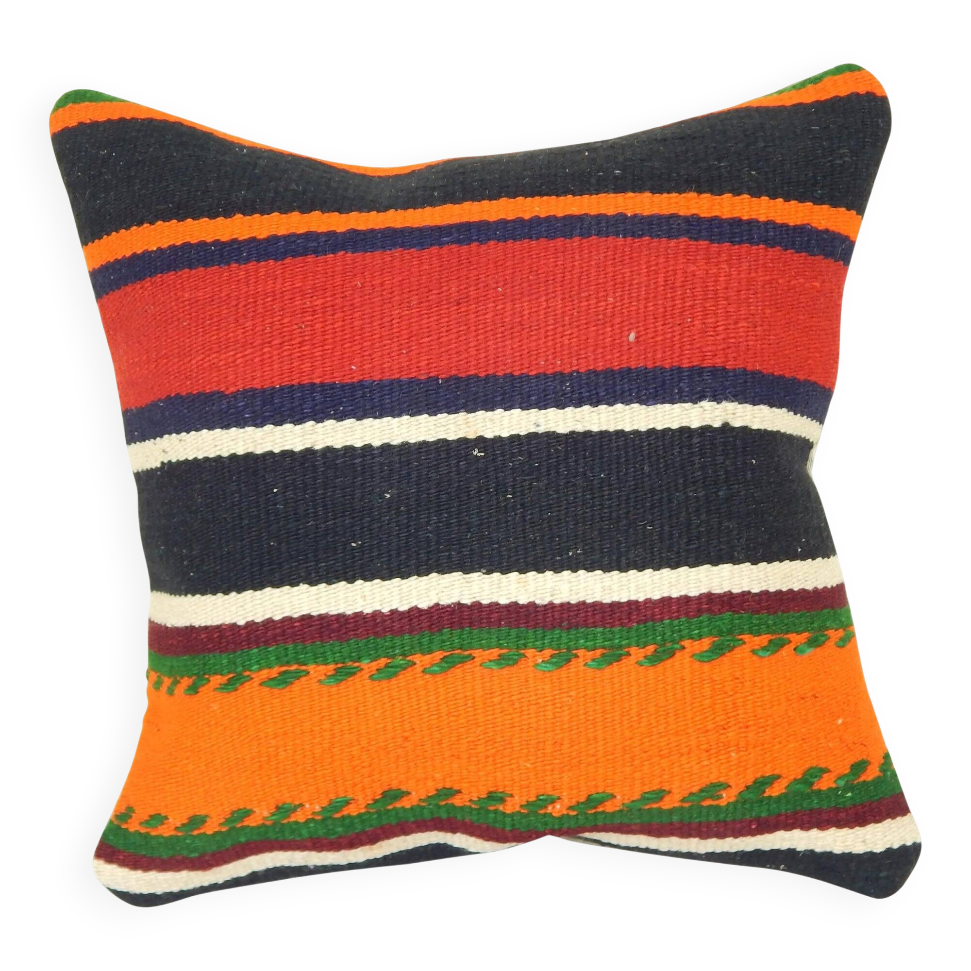 Vintage kilim cushion cover 41x41 cm