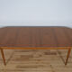 Table à manger extensible en teck, années 1960