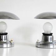 Pair of 1950's Modernist table lamps by Josef Hurka for Napako