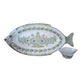 Plat poisson et saucière Henriot Quimper