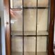 English mahogany display cabinet