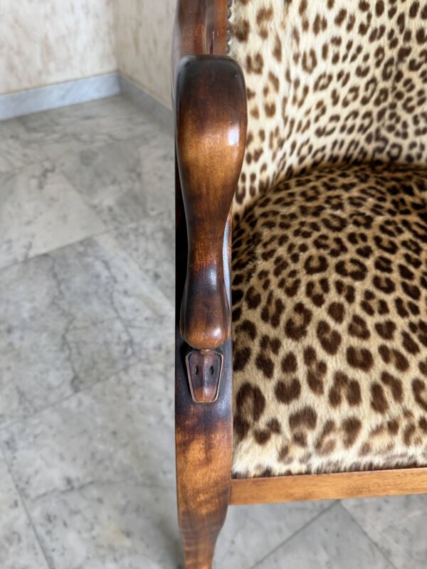 Fauteuil style Empire / Consulat à col de cygne
