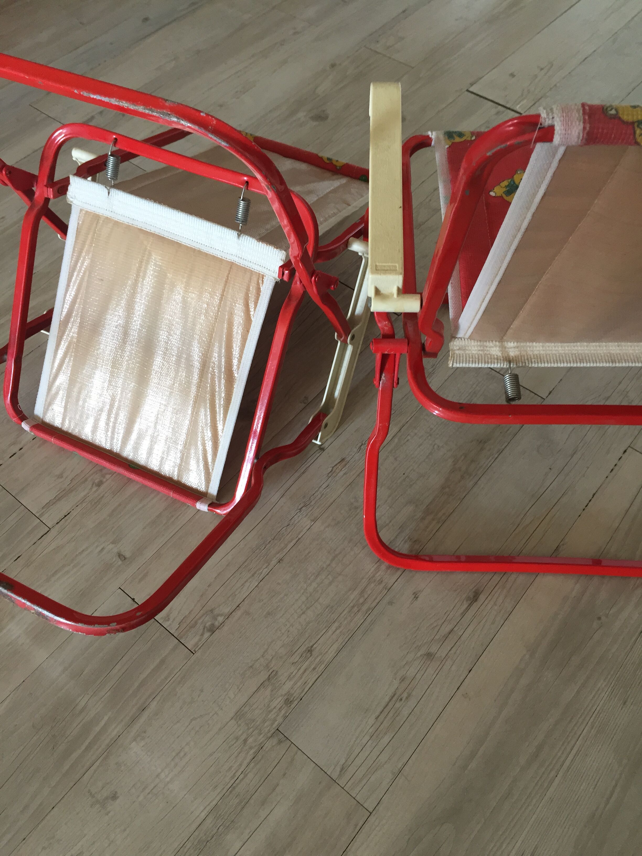 Pair of folding chairs children