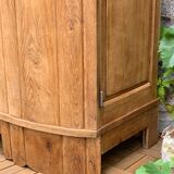 Parisian art deco wardrobe solid raw oak 1930