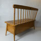 Old wooden bench for children