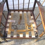 Paire de fauteuils "éventail"