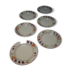 Dessert plates Jeannine de Gien