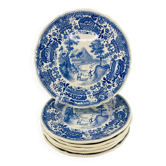 6 Assiettes à dessert Villeroy et Boch Modèle Burgenland Bleu