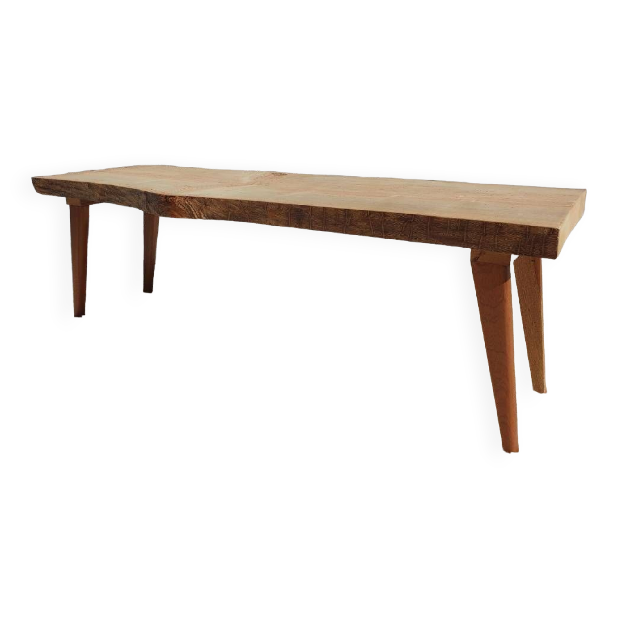 Raw design coffee table with compass legs