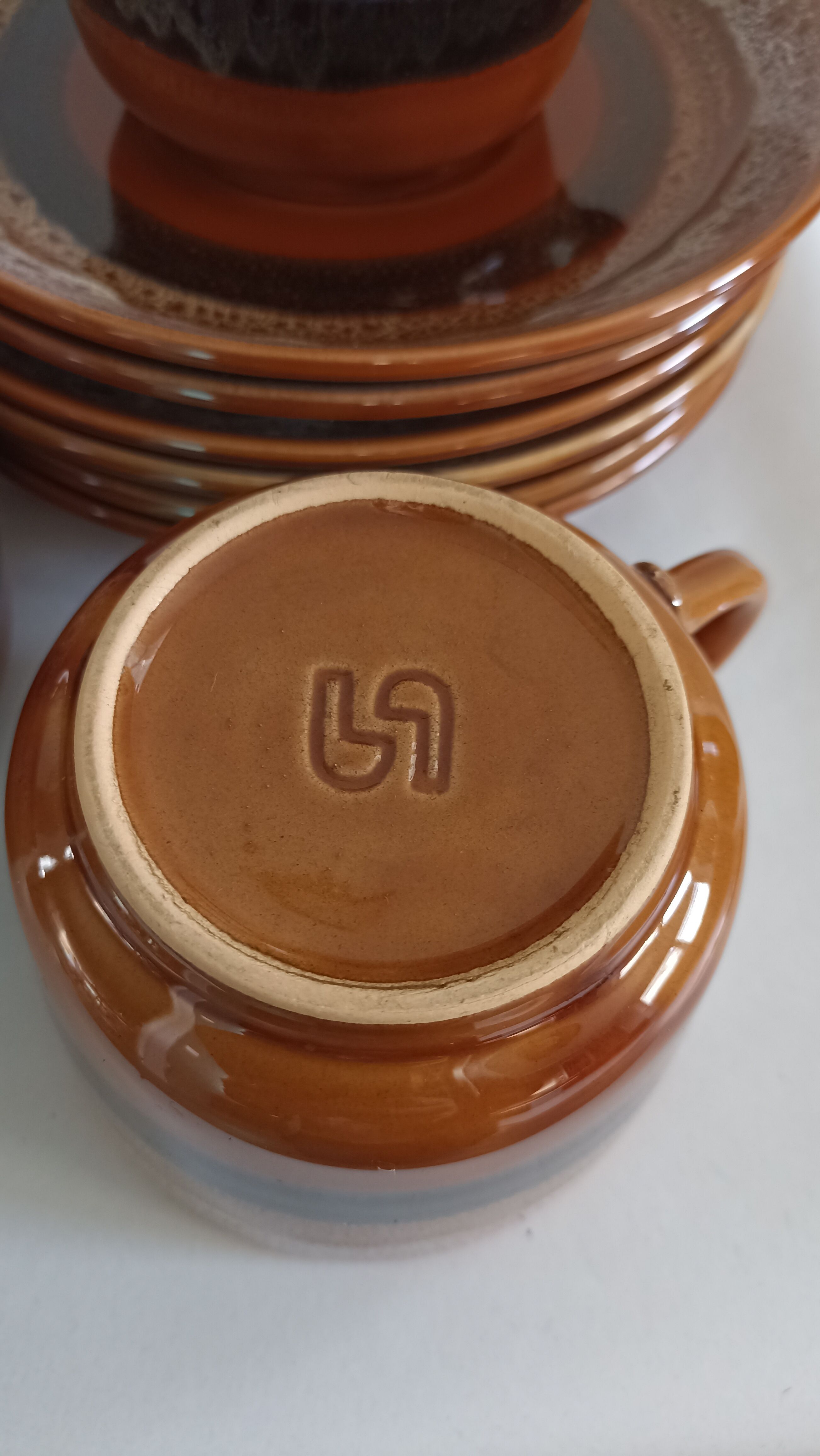 Cups & saucers Sarreguemines