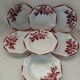 6 antique soup plates from Digoin and Sarreguemines