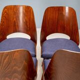 Set of 4 TON 514 chairs, Oswald Haerdtl, Czechoslovakia, 1950s