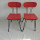 Formica eiffel foot table and its chairs