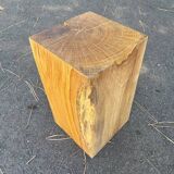 Pair of wooden end tables / stools