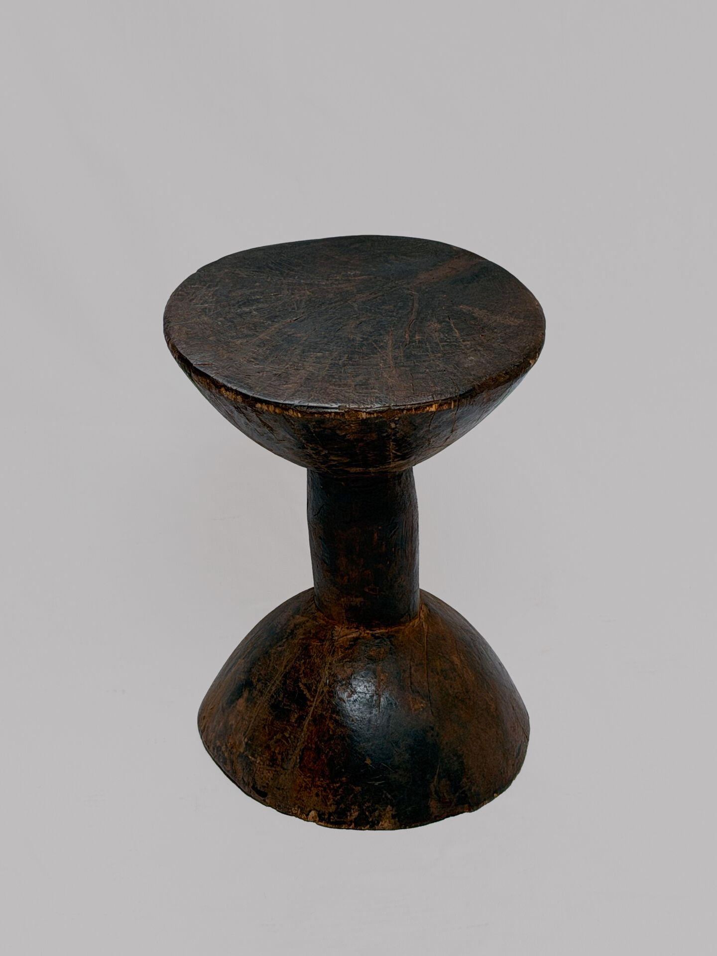 Senoufo stool in raw wood (Burkina Faso)