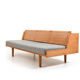 Daybed GE-258 en chêne et canne par Hans J. Wegner