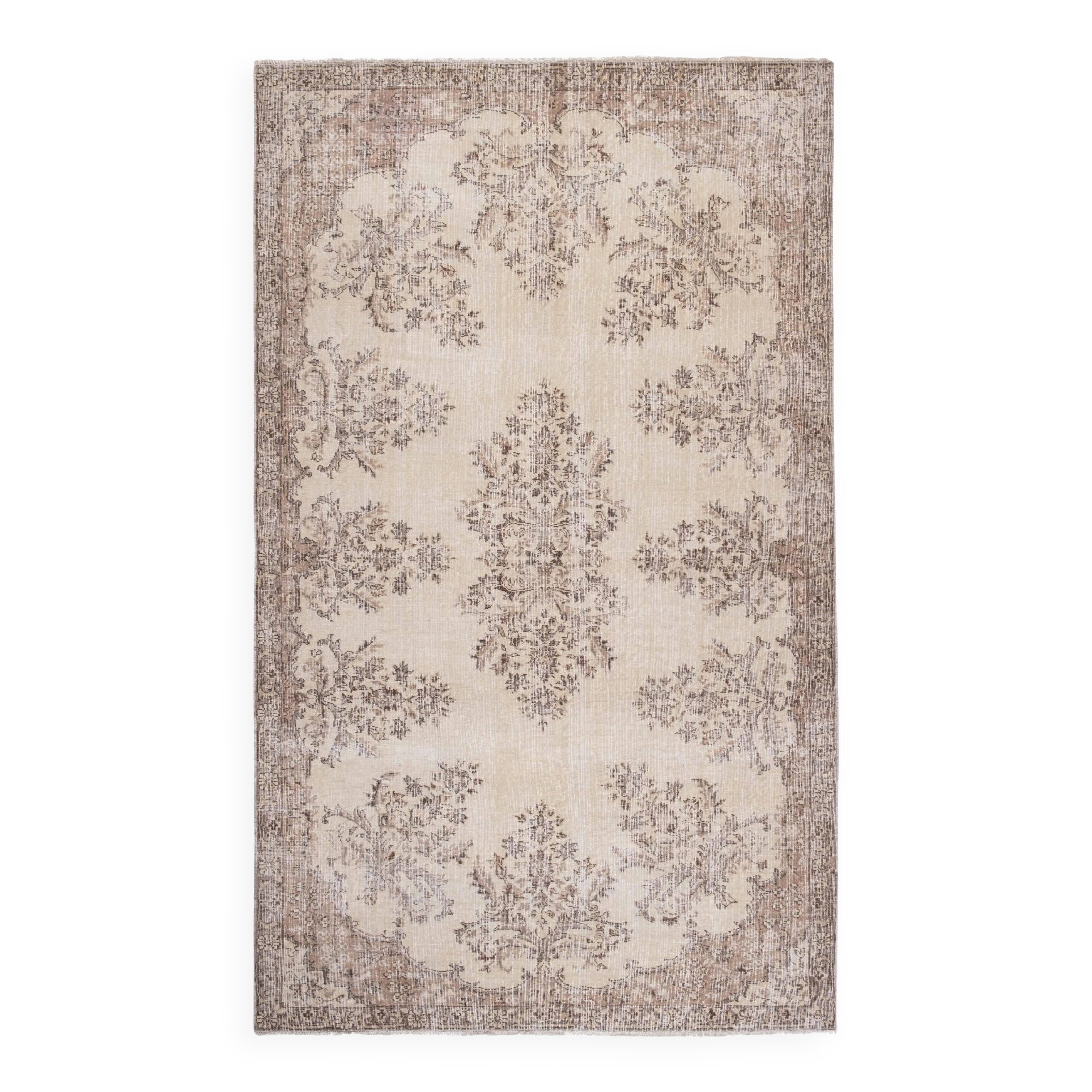 Vintage Turkish Oushak rug 174x286 cm