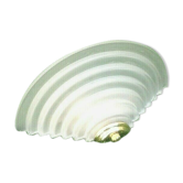 Vintage wall sconce "wall lick" frosted glass