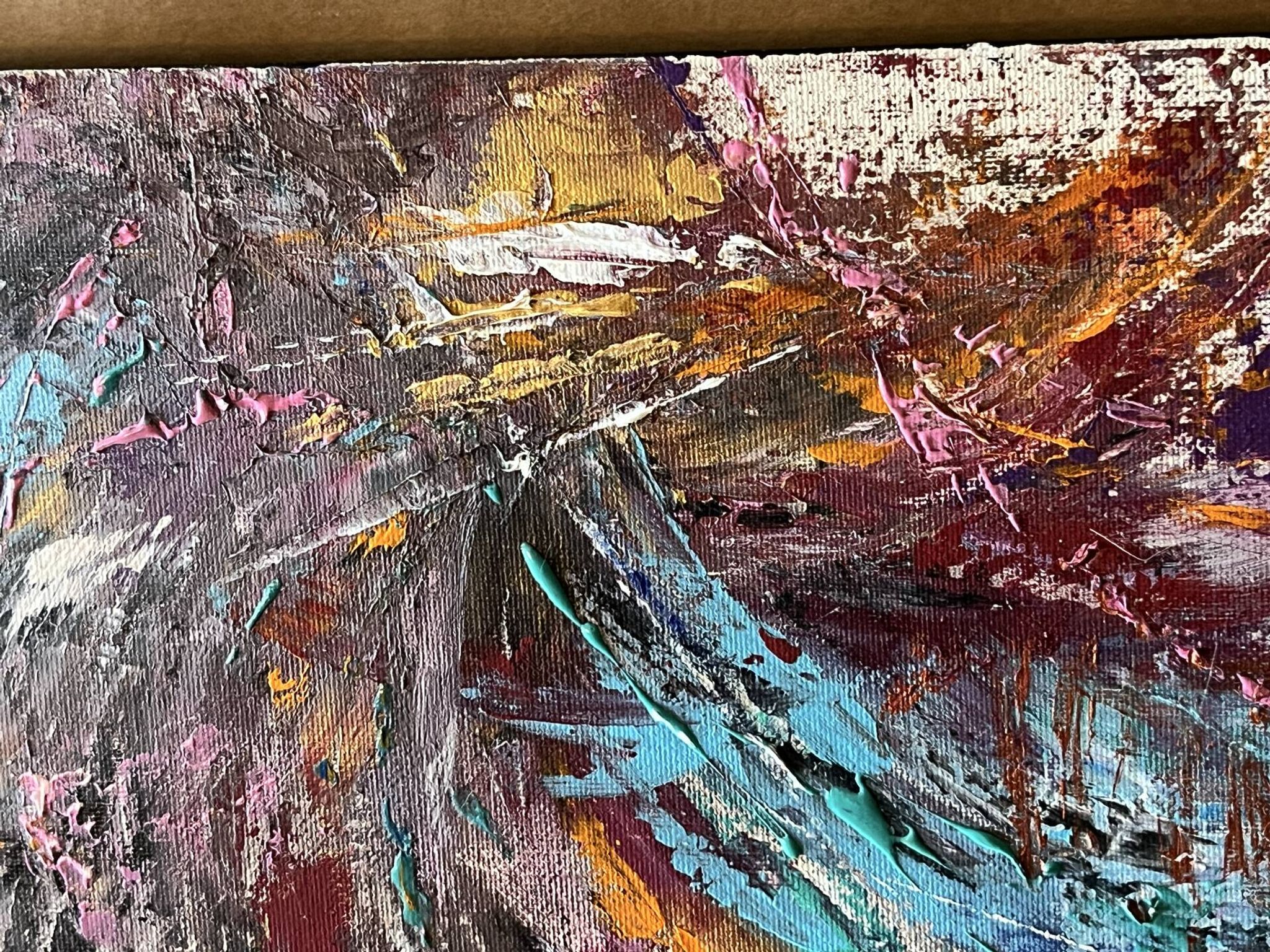 Tableau abstrait contemporain