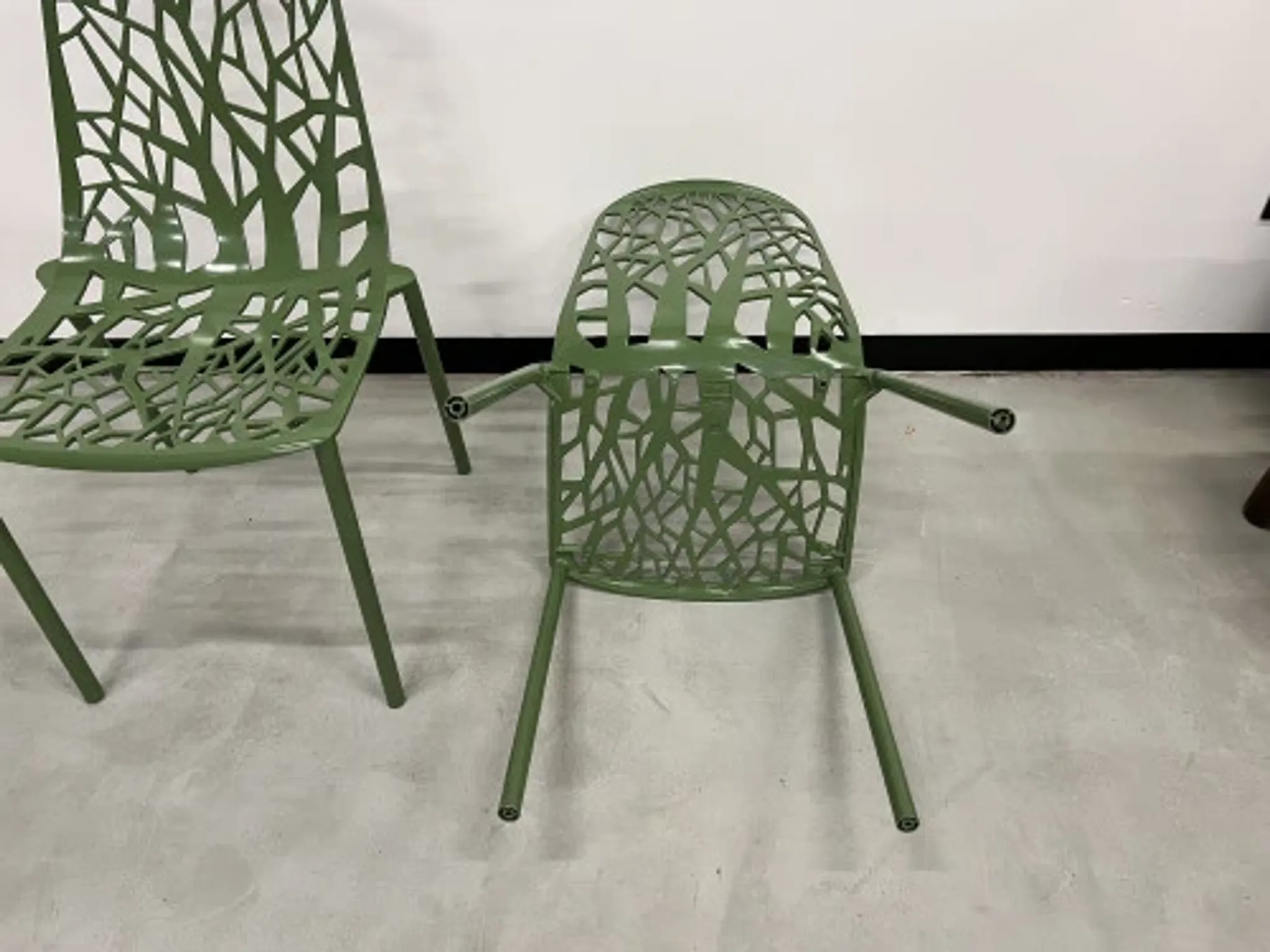 Duo de chaises Fast Forest, vert forêt