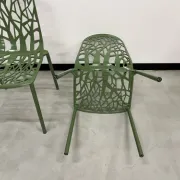 Duo de chaises Fast Forest, vert forêt