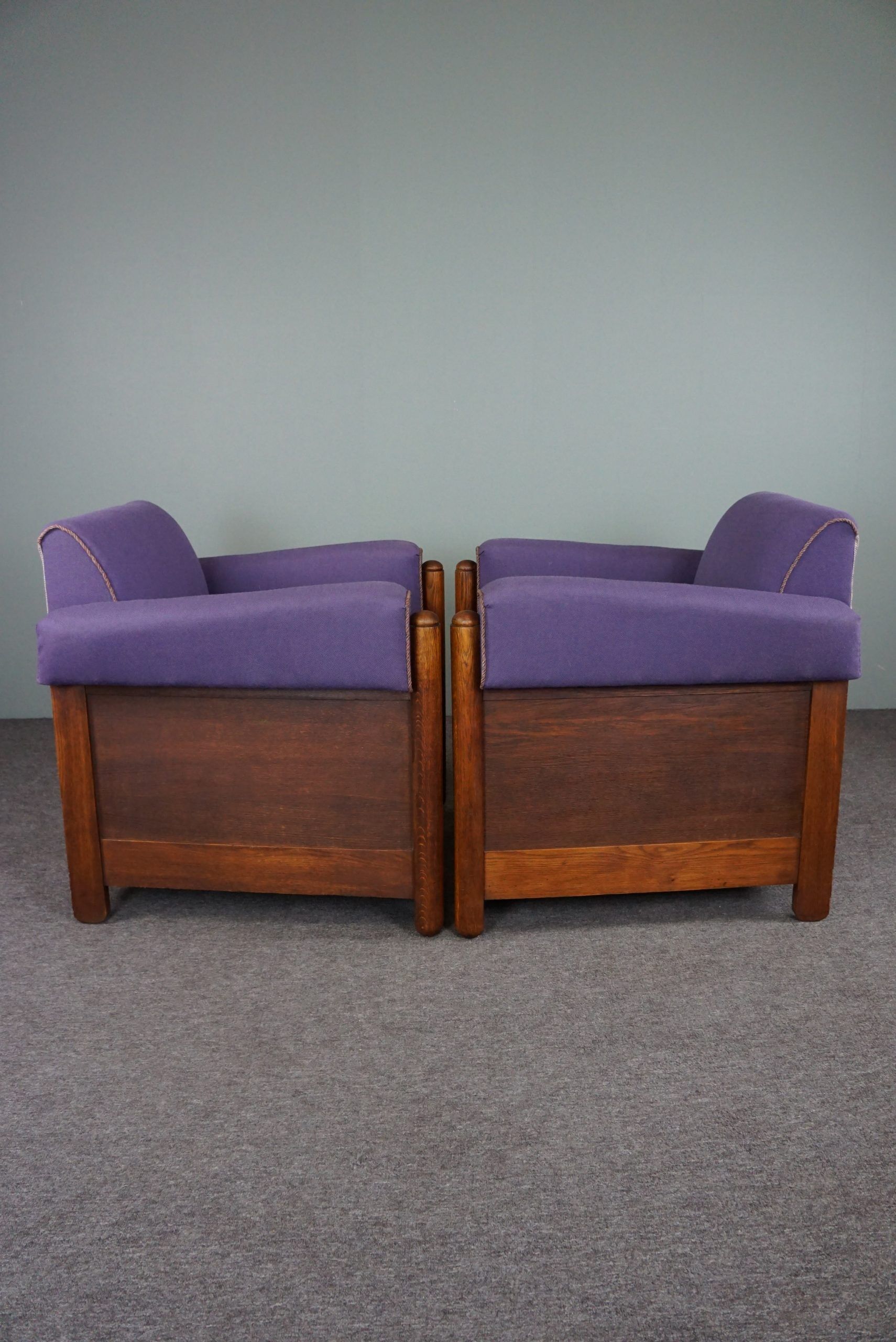 Set de 2 fauteuils Art Déco Amsterdam School