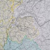 Large map of France by Dufour