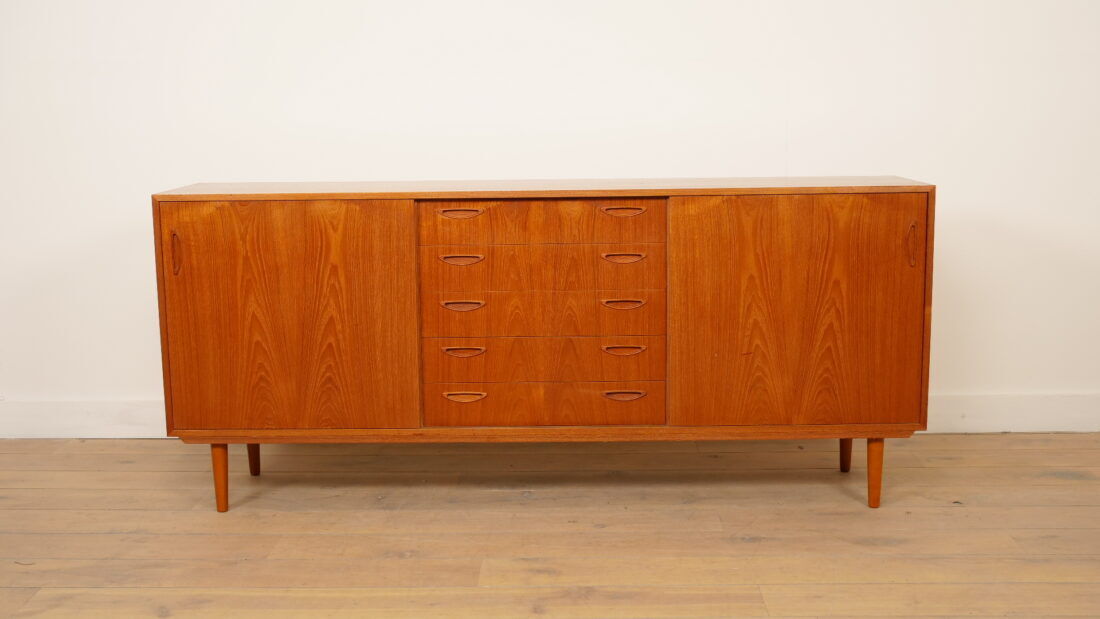 Vintage sideboard | Teak | 196 cm