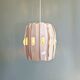 Scandinavian pendant light in metal and prismatic glass, Werner Schou, 1960-70