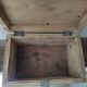 Wooden box aero-gummed chest storage deco