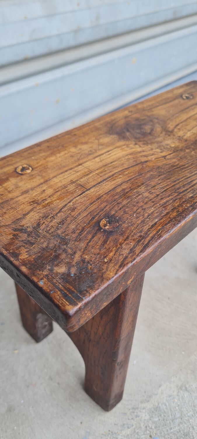 Solid oak stool 1940