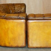Canapé d'angle modulaire vintage cuir De Sede DS-11