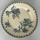 Old round ironstone plate from Gien, Chardons model - serving plate.