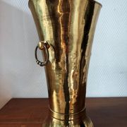 Vintage brass umbrella stand