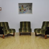Vintage striped modular sofa, 1970s