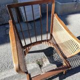 Armchair year 50 canage and compass foot