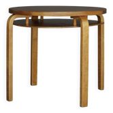 Alvar Aalto Model 70 two-tier Side Table in birch wood. Finland 1940s