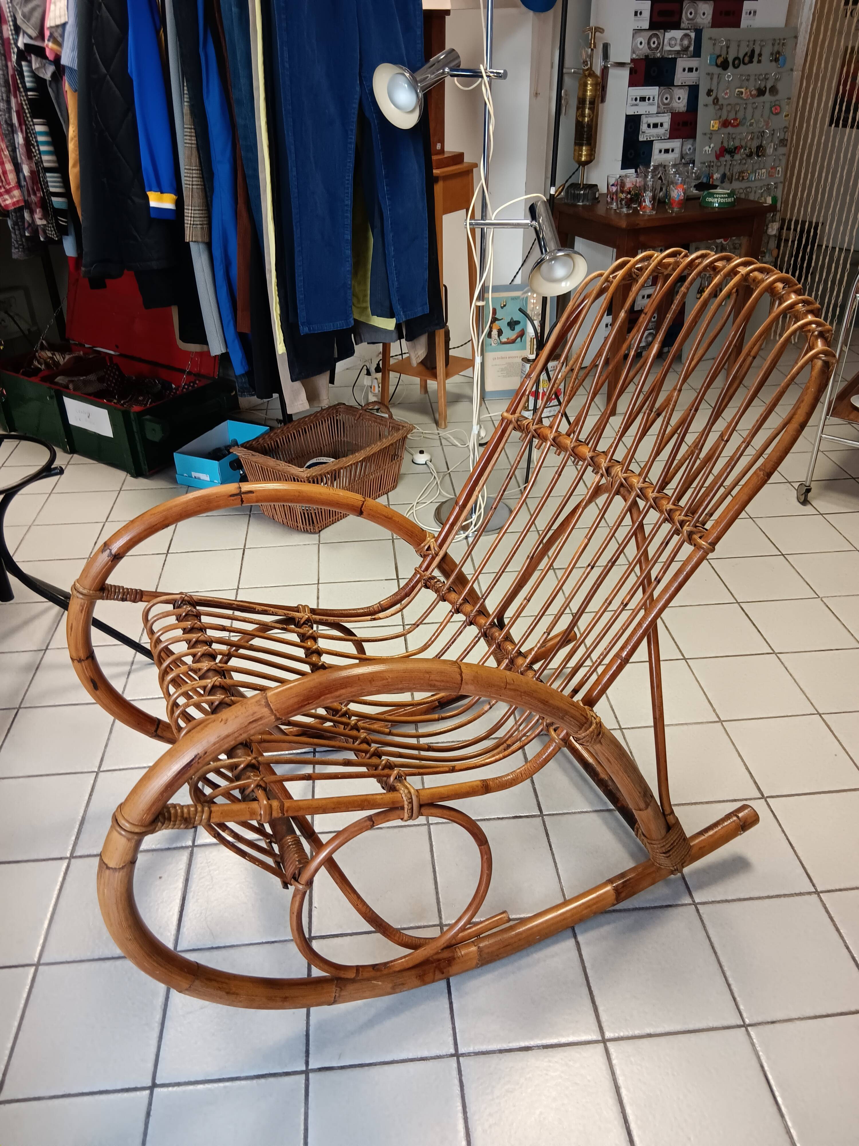 Bamboo Rocking Chair