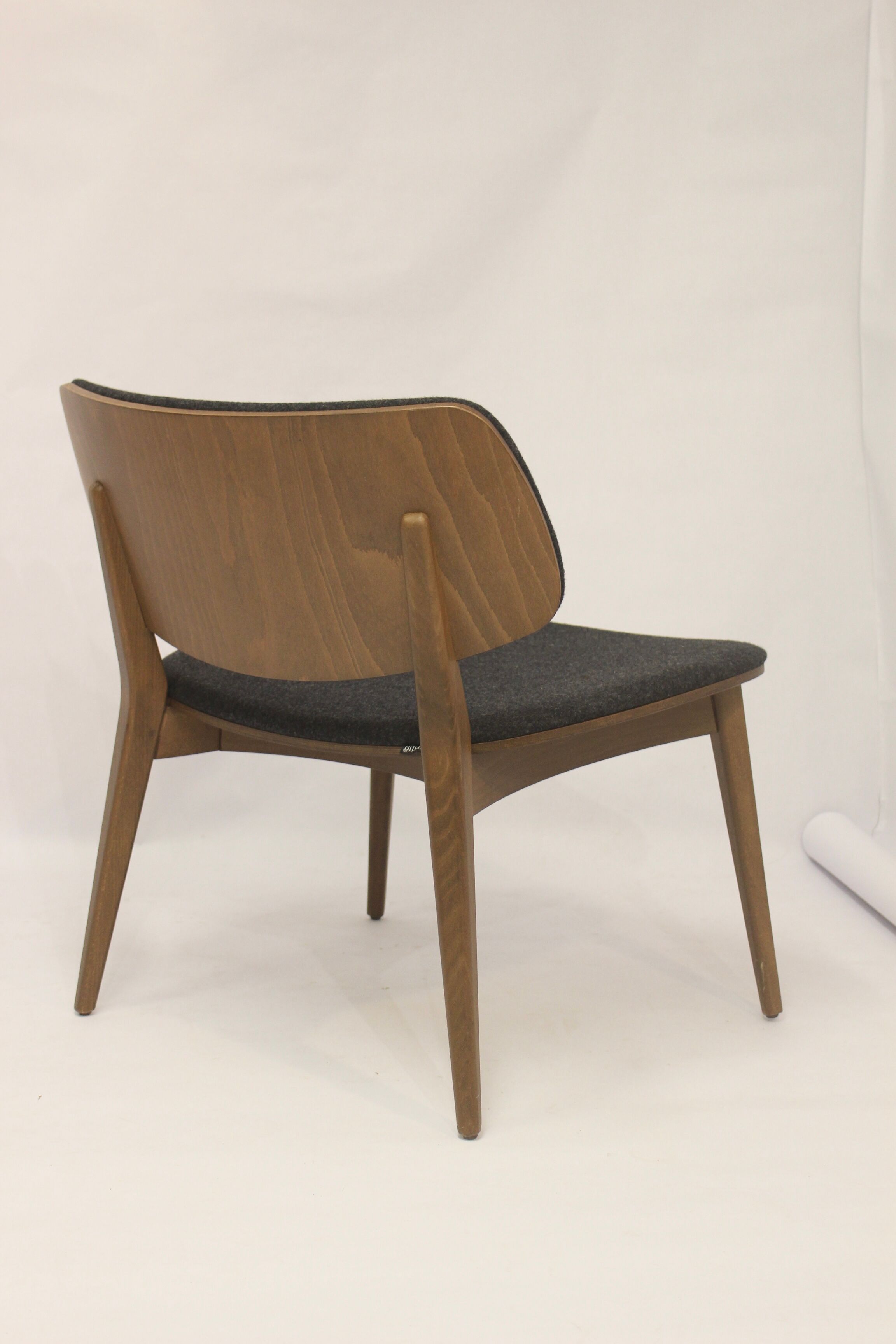 Beech wood armchair in perfect condition creation Emilio Nanni.