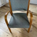 Bow-Wood armchair by Hugues Steiner for Steiner