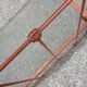 Pair of vintage in wrought iron bed heads 1920
