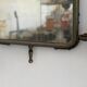 Art Deco 3 Nickel-plated glass covers Table or wall mirror, 1940s, Italy