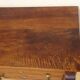 Antique chest of drawers with cross motifs, made entirely of solid walnut.