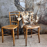 Pair of bistro chairs