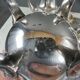 Silver-plated tea and coffee service, 5 pieces with tray, late 19th century.