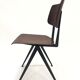 Lot of 4 vintage school chairs Galvanitas S16 Netherlands