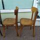 Ensemble de 4 chaises de bistrot - vintage - bar